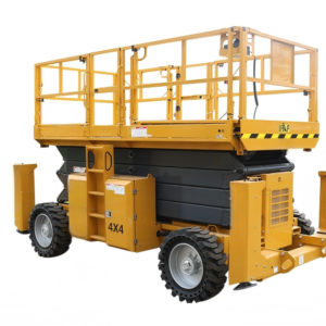Rough Terrain Scissor Lift for Outdoor Aerial Work and Construction Projects