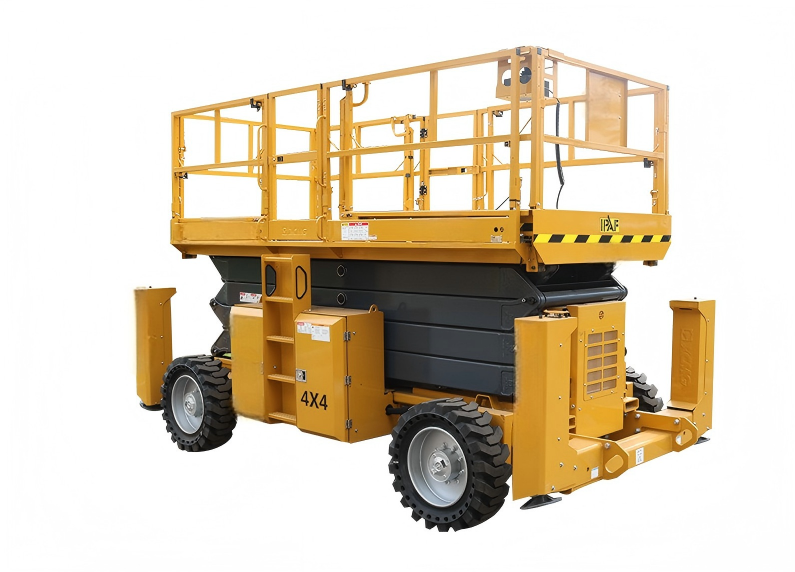 Rough Terrain Scissor Lift for Outdoor Aerial Work and Construction Projects