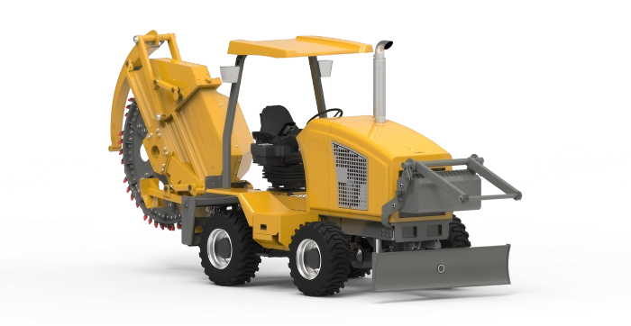 Wheel Trencher for Pipeline and Cable Trench Excavation